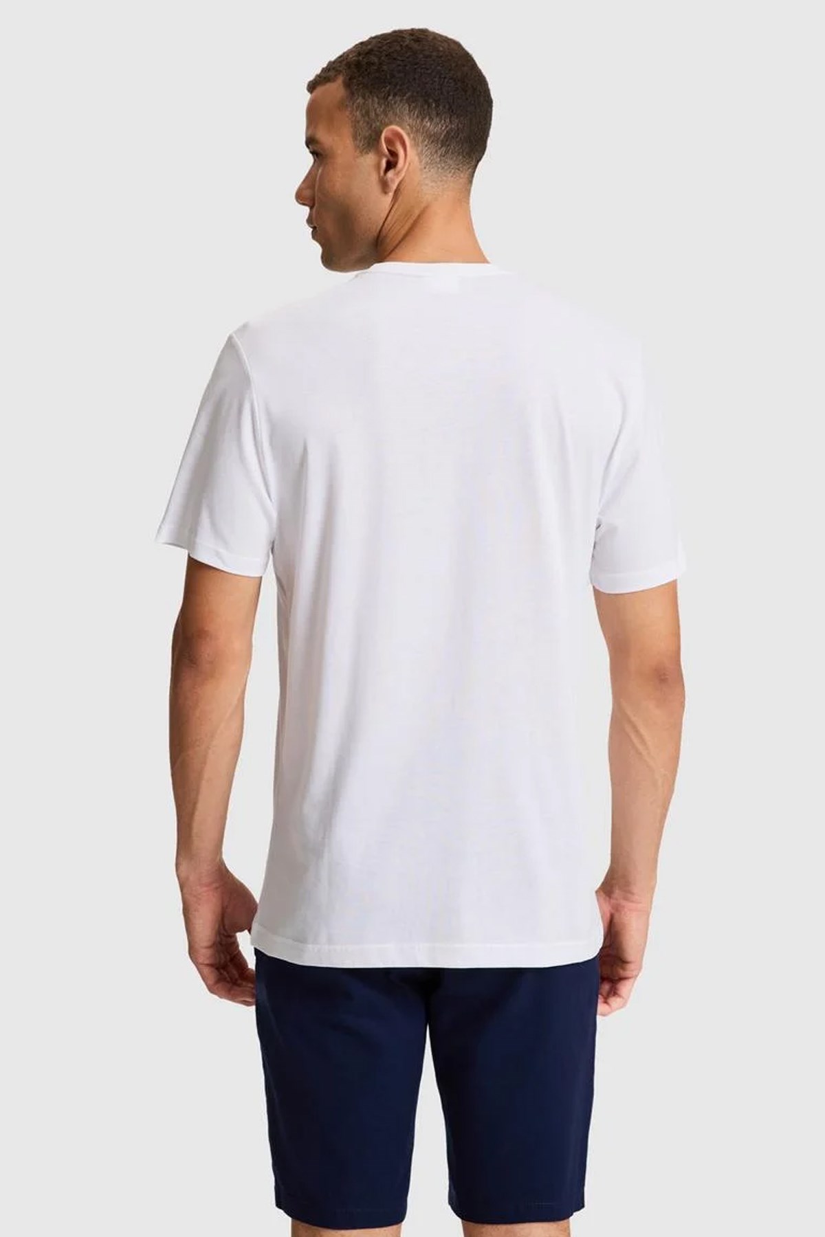 U.S. Polo Assn. Erkek Tişört 50322407-VR013 Beyaz
