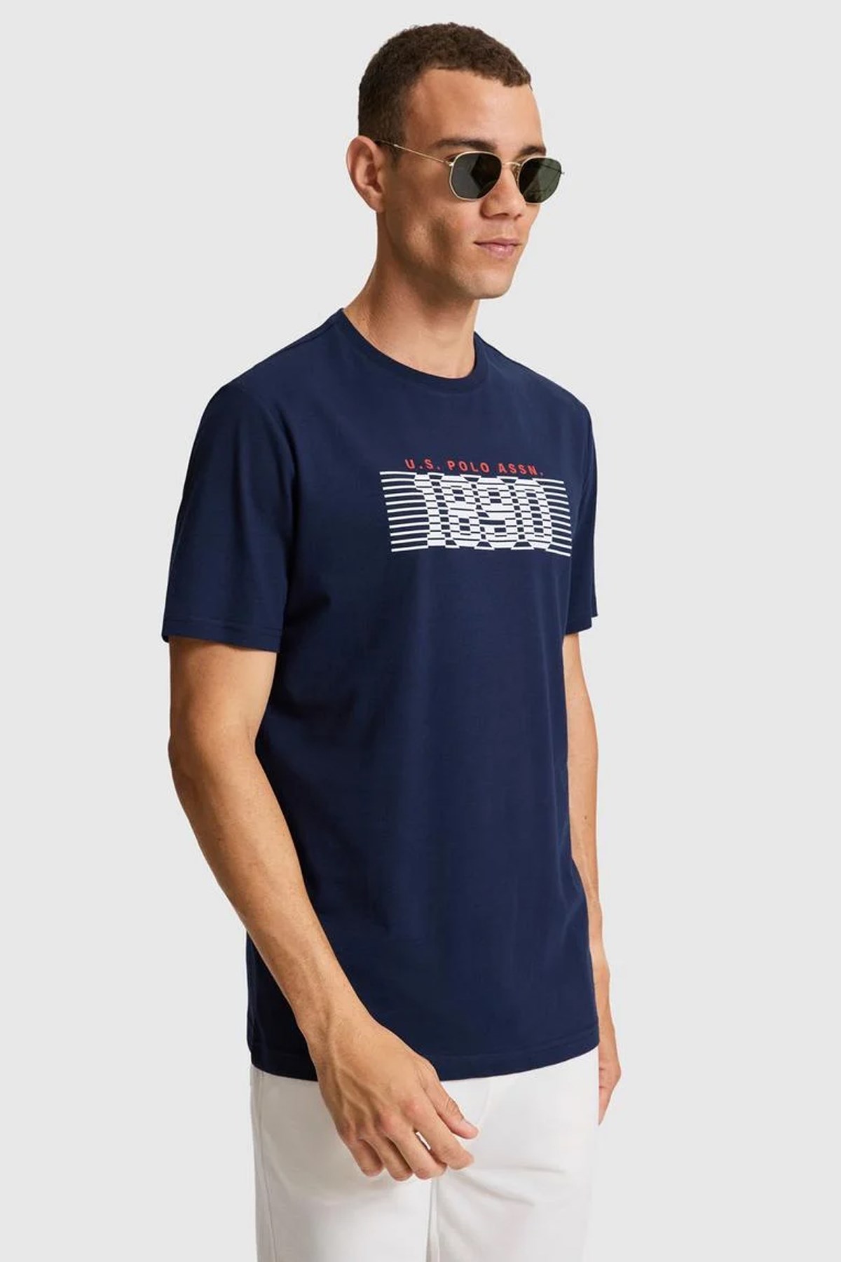 U.S. Polo Assn. Erkek Tişört 50322407-VR033 Lacivert