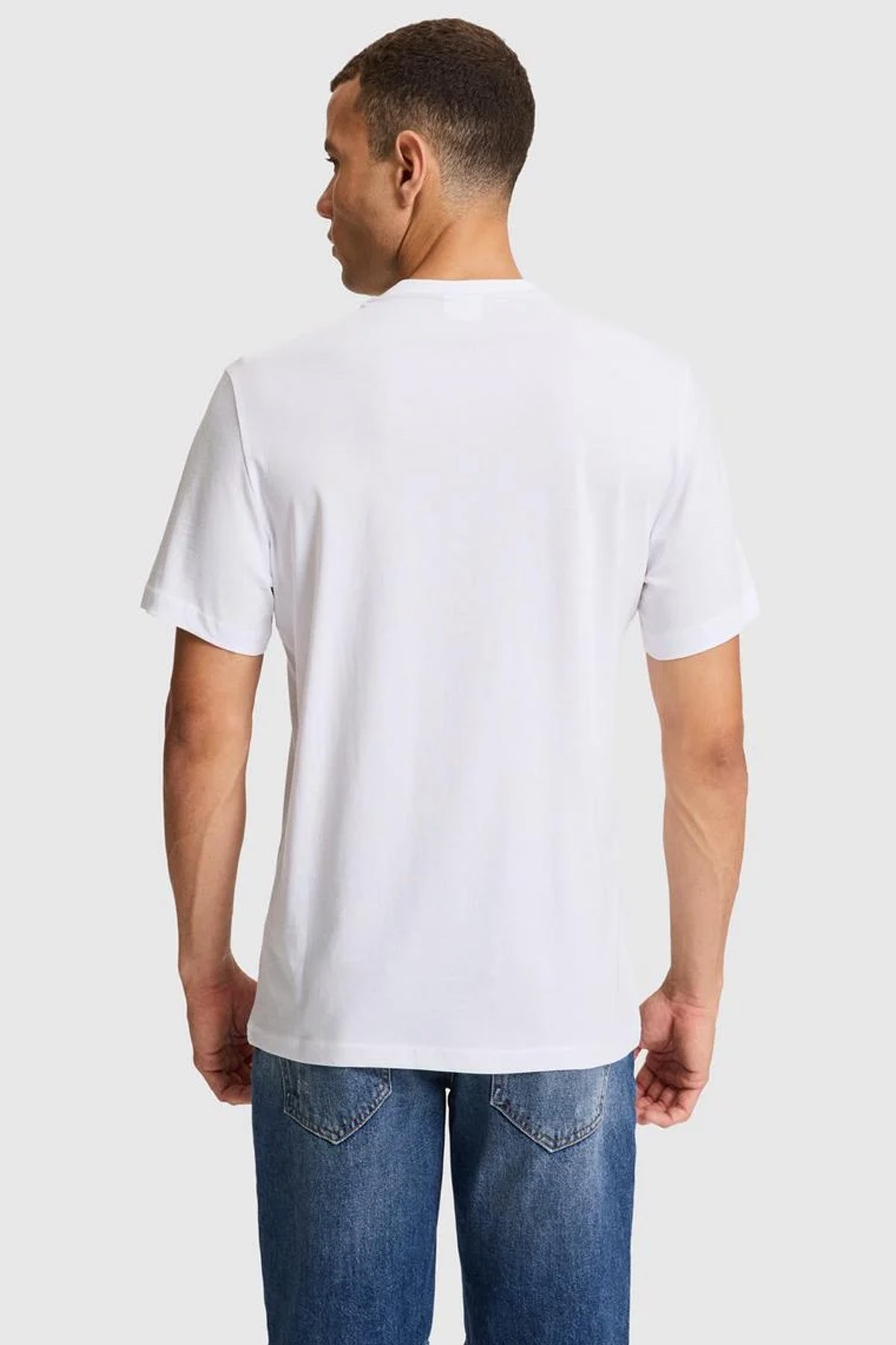 U.S. Polo Assn. Erkek Tişört 50322413-VR013 Beyaz