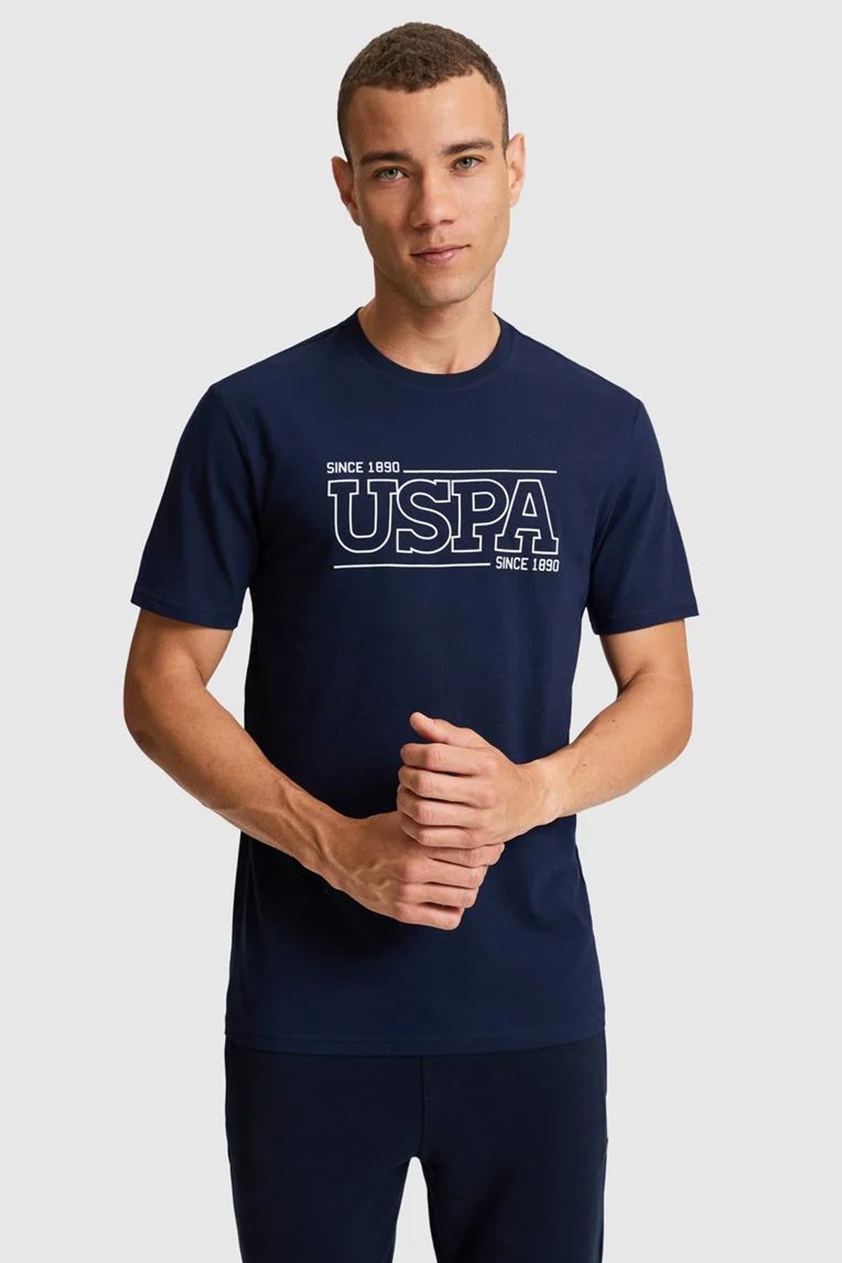 U.S. Polo Assn. Erkek Tişört 50322421-VR033 Lacivert