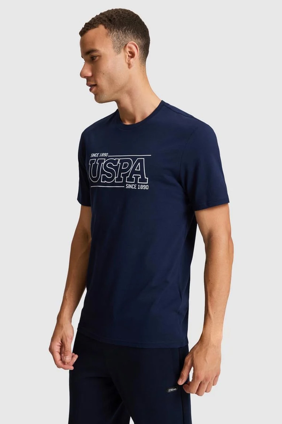 U.S. Polo Assn. Erkek Tişört 50322421-VR033 Lacivert
