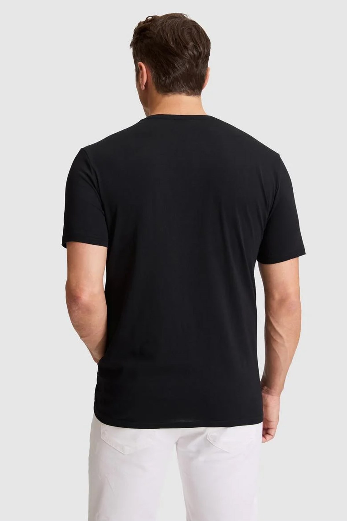 U.S. Polo Assn. Erkek Tişört 50322421-VR046 Siyah