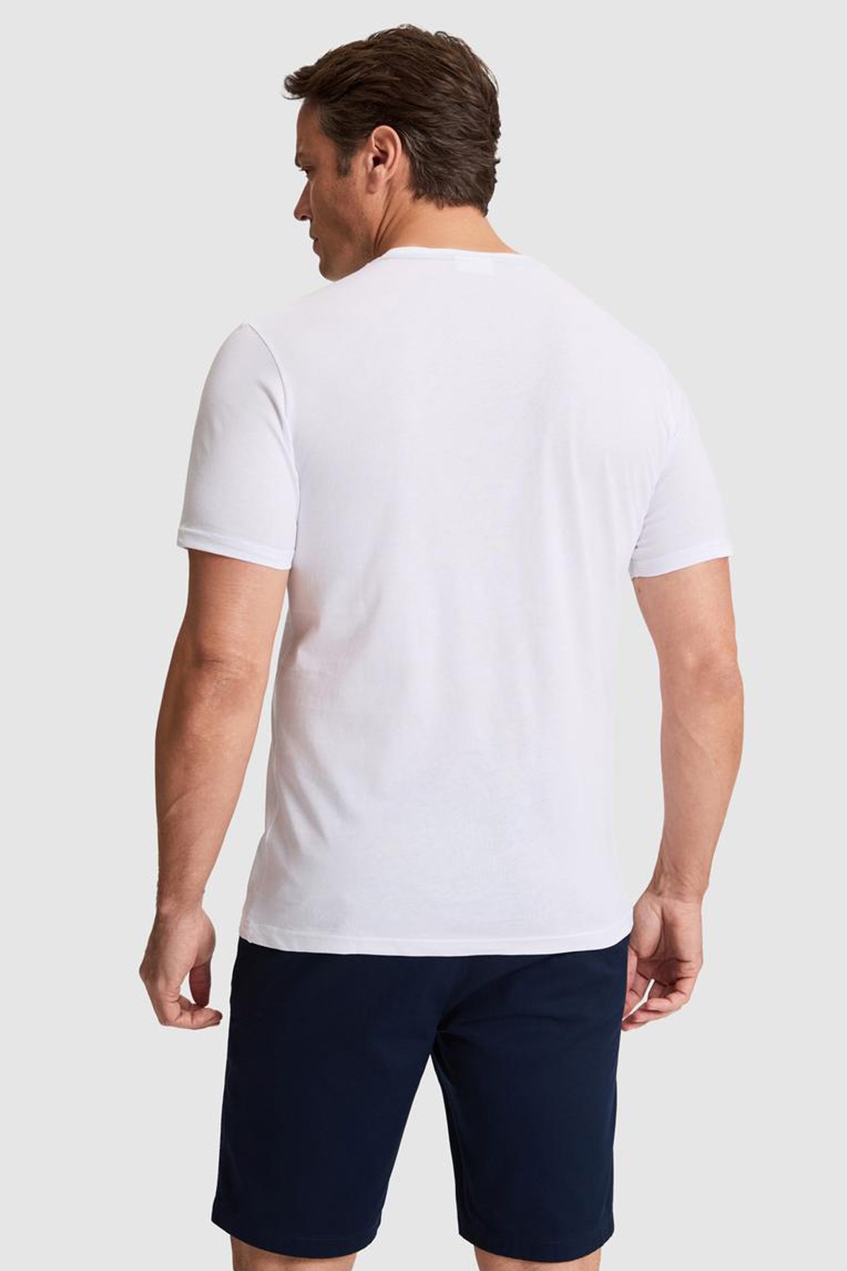 U.S. Polo Assn. Erkek Tişört 50322472-VR013 Beyaz