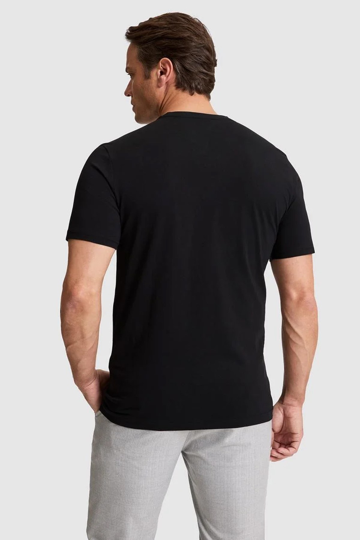 U.S. Polo Assn. Erkek Tişört 50322495-VR046 Siyah