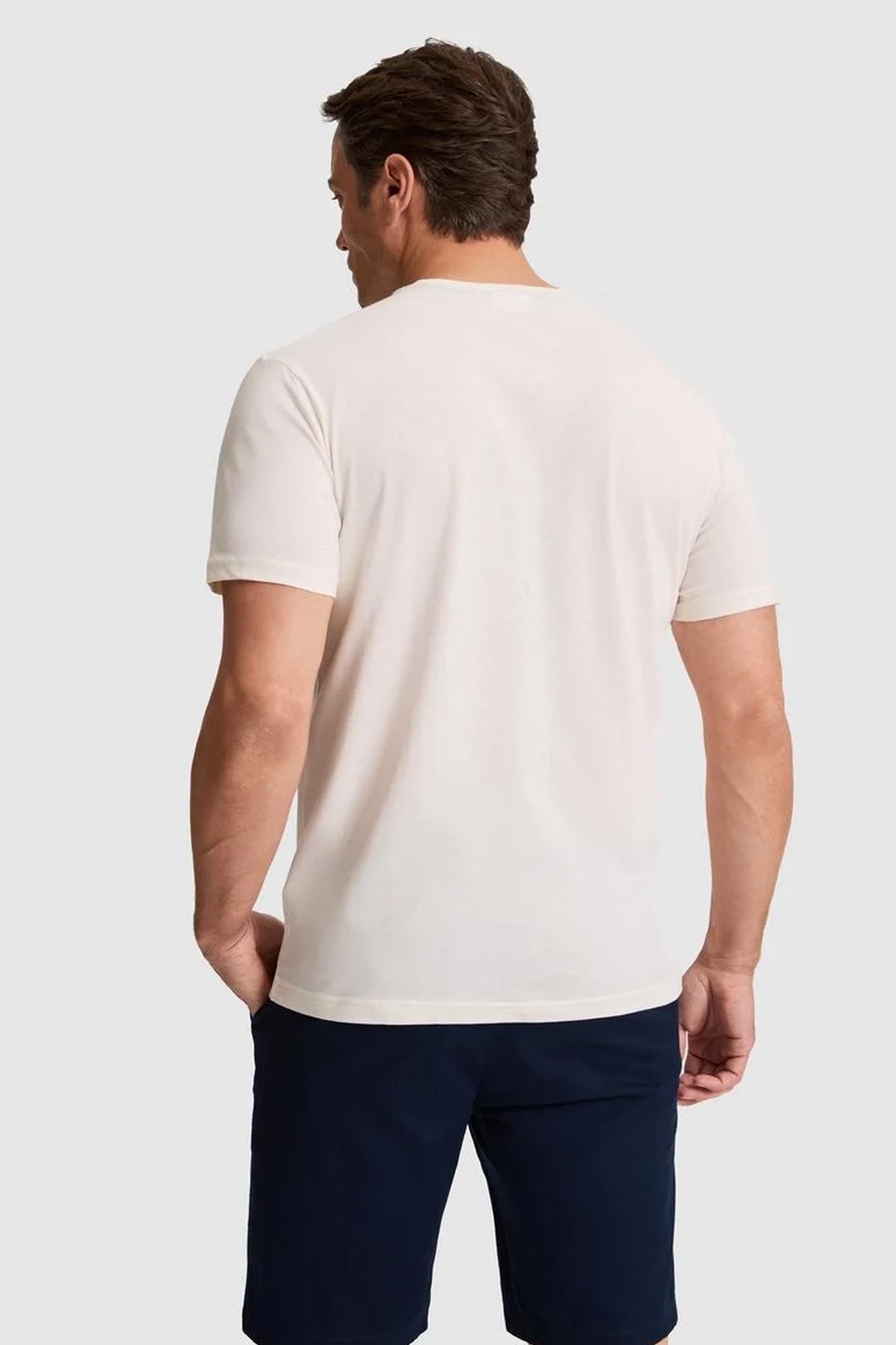 U.S. Polo Assn. Erkek Tişört 50322495-VR071 Krem