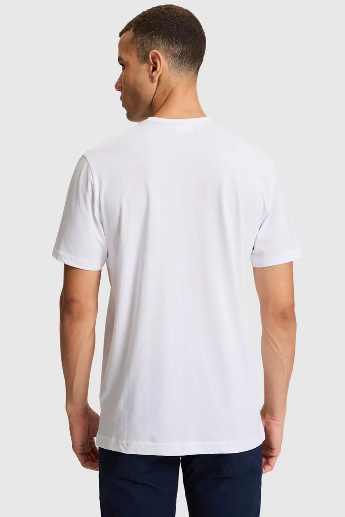 U.S. Polo Assn. Erkek Tişört 50322498-VR013 Beyaz