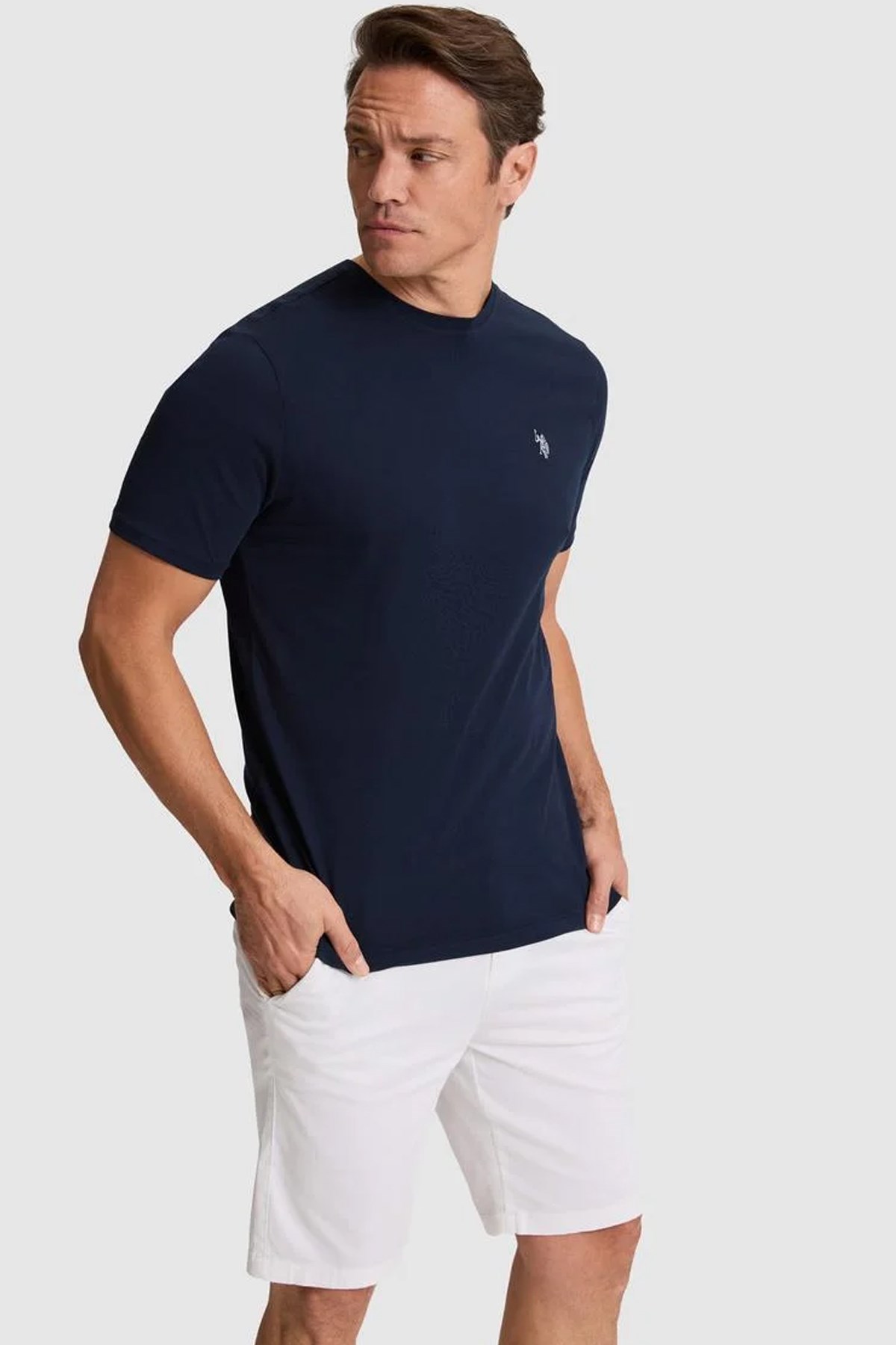 U.S. Polo Assn. Erkek Tişört 50322518-VR033 Lacivert