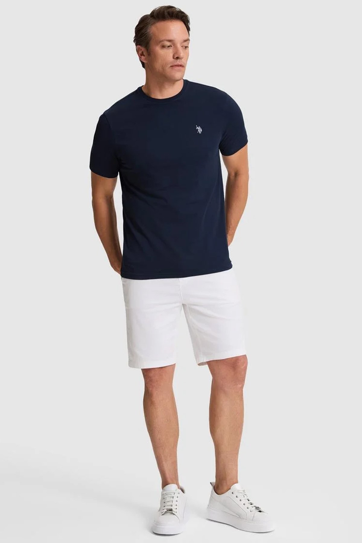 U.S. Polo Assn. Erkek Tişört 50322518-VR033 Lacivert