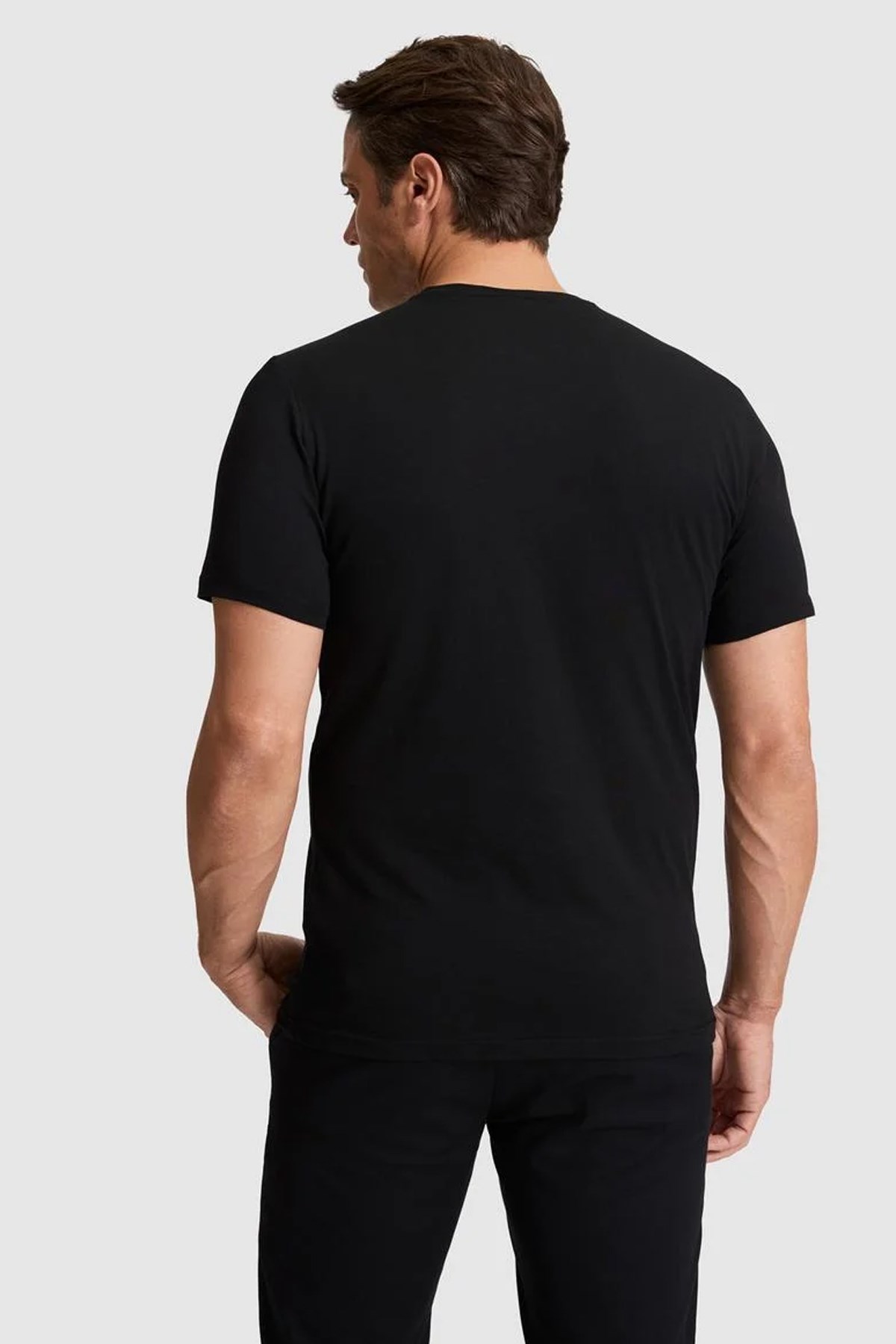 U.S. Polo Assn. Erkek Tişört 50322518-VR046 Siyah