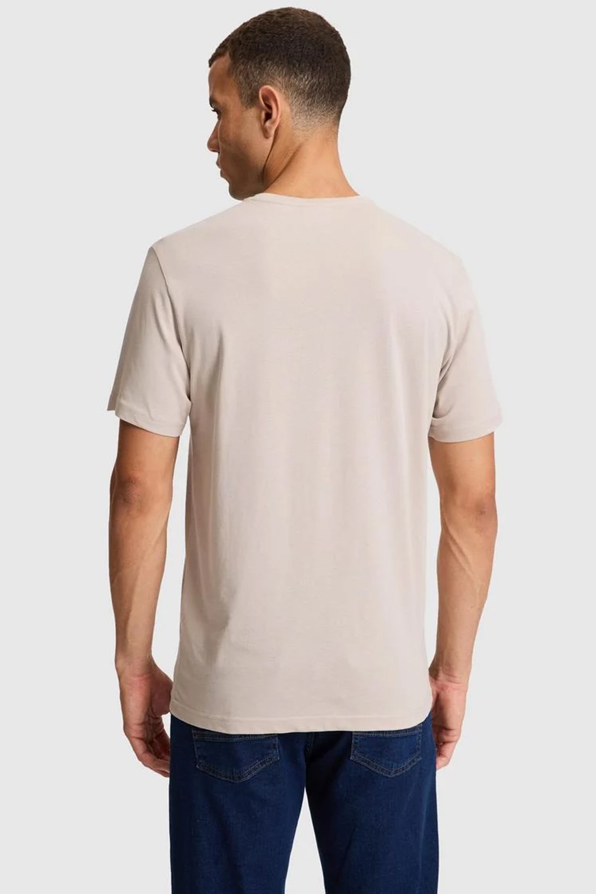 U.S. Polo Assn. Erkek Tişört 50322518-VR049 Gri