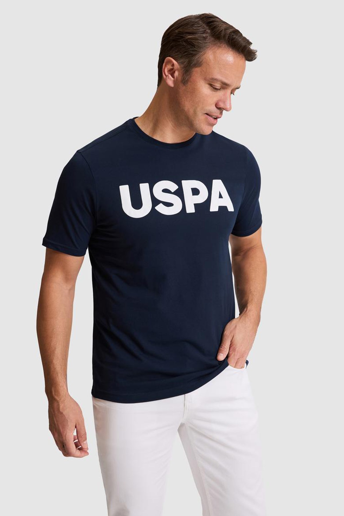 U.S. Polo Assn. Erkek Tişört 50322541-VR033 Lacivert