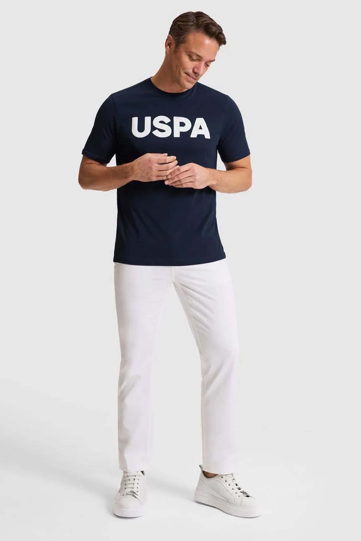 U.S. Polo Assn. Erkek Tişört 50322541-VR033 Lacivert
