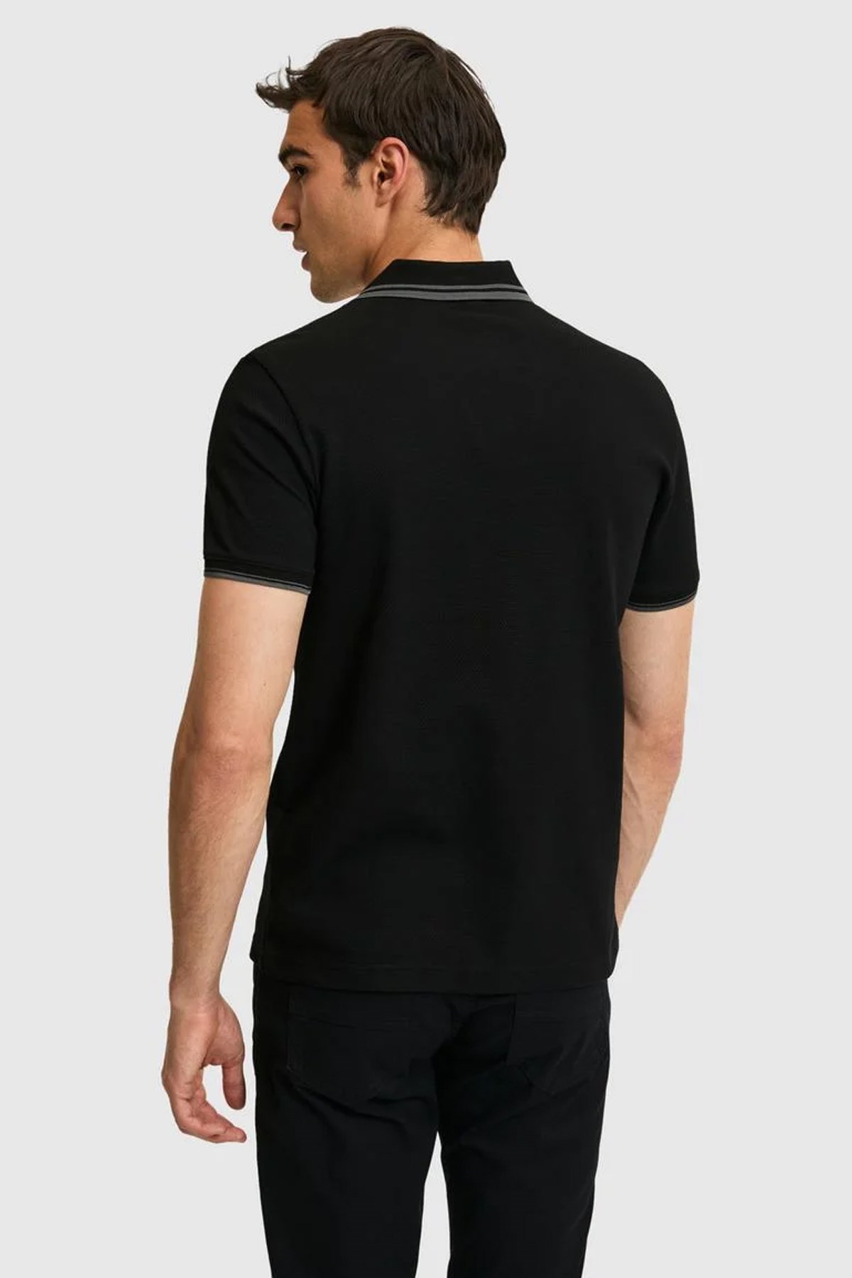 U.S. Polo Assn. Erkek Tişört 50323894-VR046 Siyah