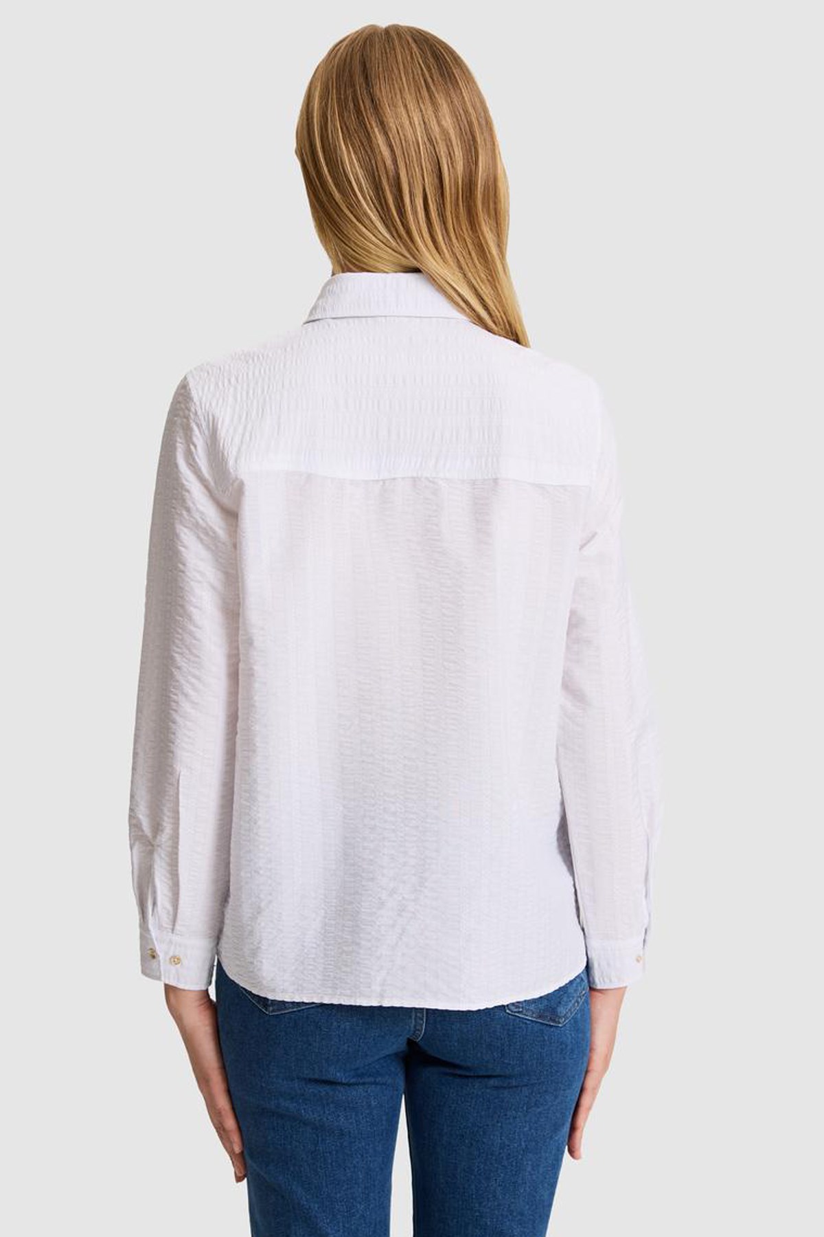 U.S. Polo Assn. Kadın Gömlek 50324107-VR013 Beyaz