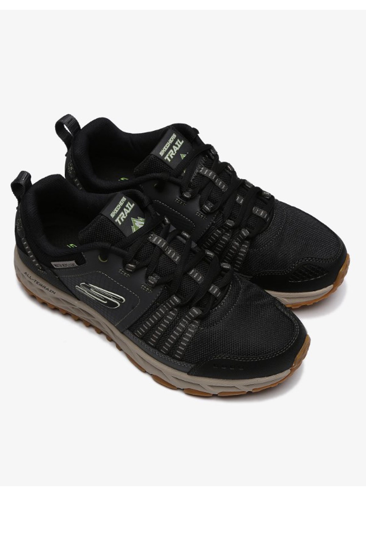 Skechers Escape Plan Erkek Spor Ayakkabı 51591 BKGY Antrasit