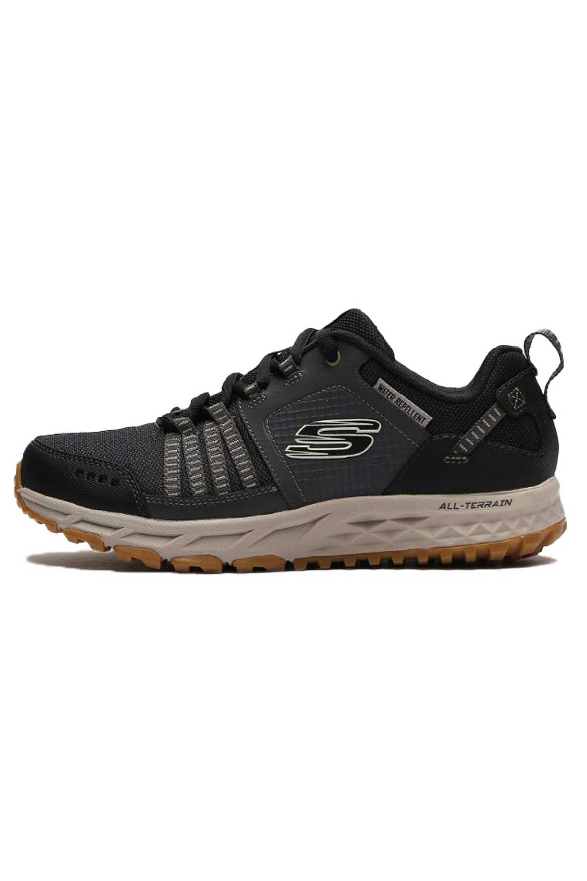 Skechers Escape Plan Erkek Spor Ayakkabı 51591 BKGY Antrasit