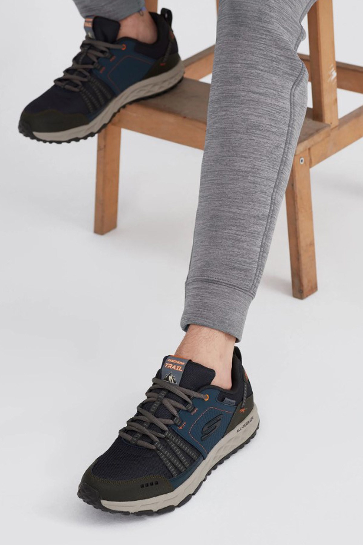 Skechers Escape Plan Erkek Spor Ayakkabı 51591TK NVOR Lacivert