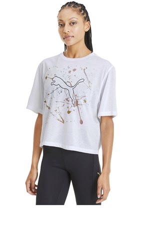 Puma Metal Splash Graphic Kadın Tişört 51897005