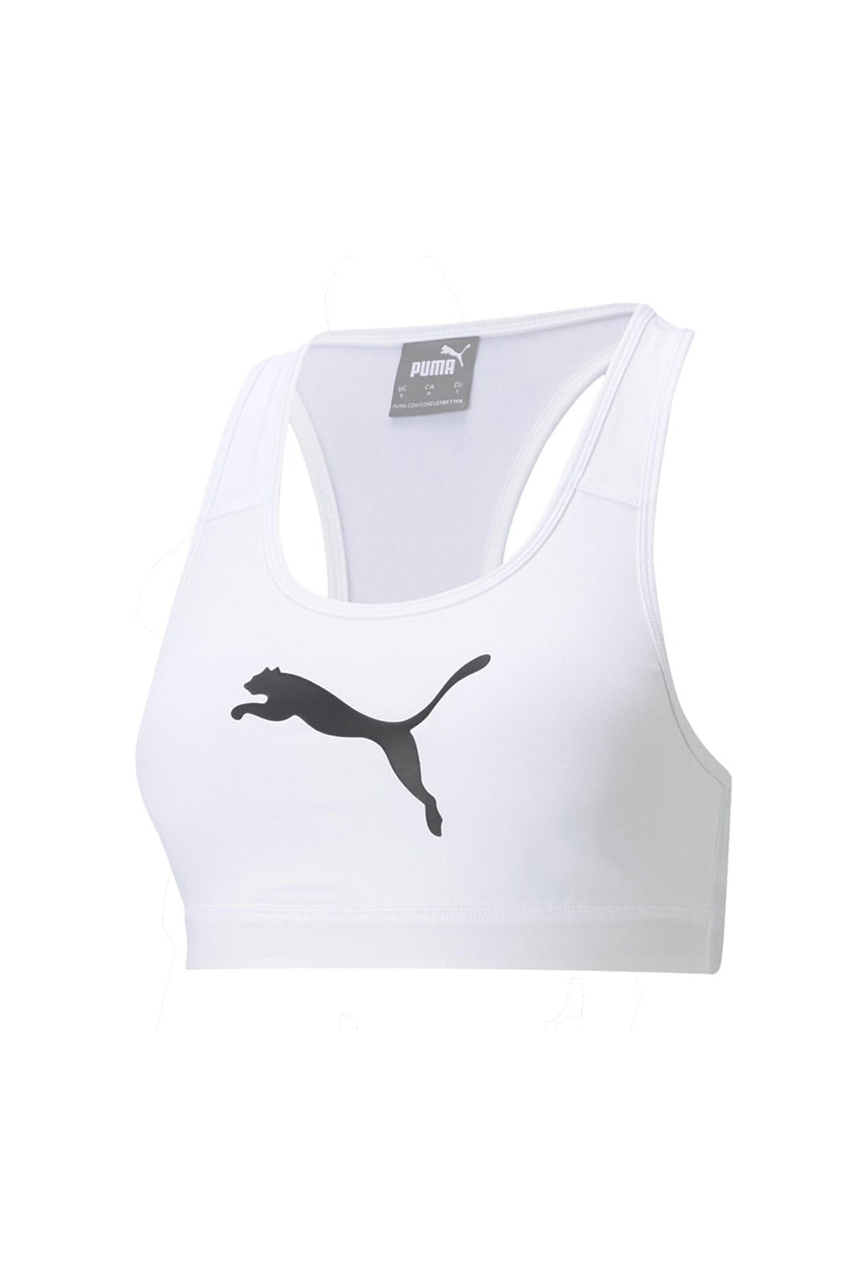 Puma Mid impact 4Keeps Kadın Bra 52030452 Beyaz