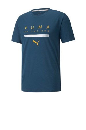 Puma Run Logo SS Erkek Tişört 52085565