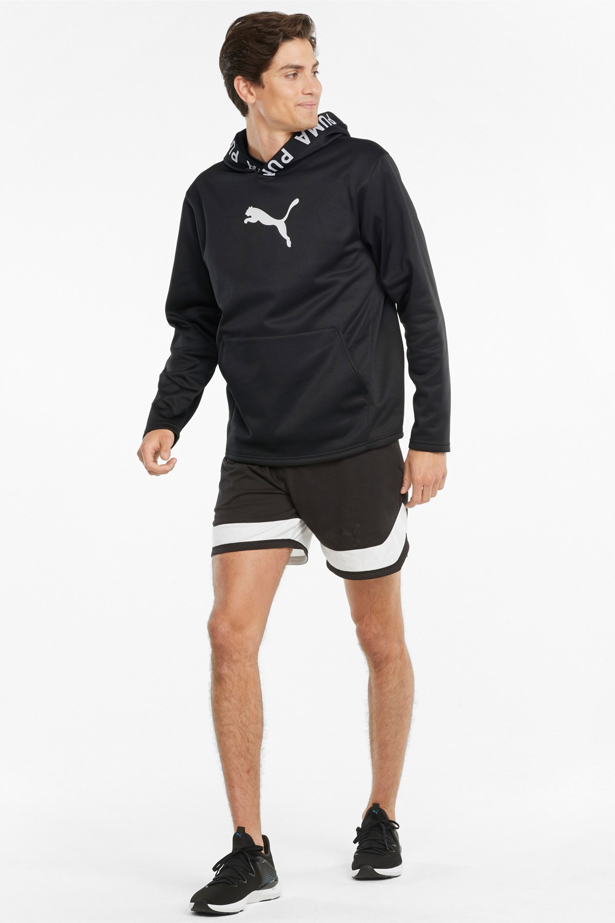 Puma PWR Fleece Training Erkek Sweatshirt 52089301 Siyah