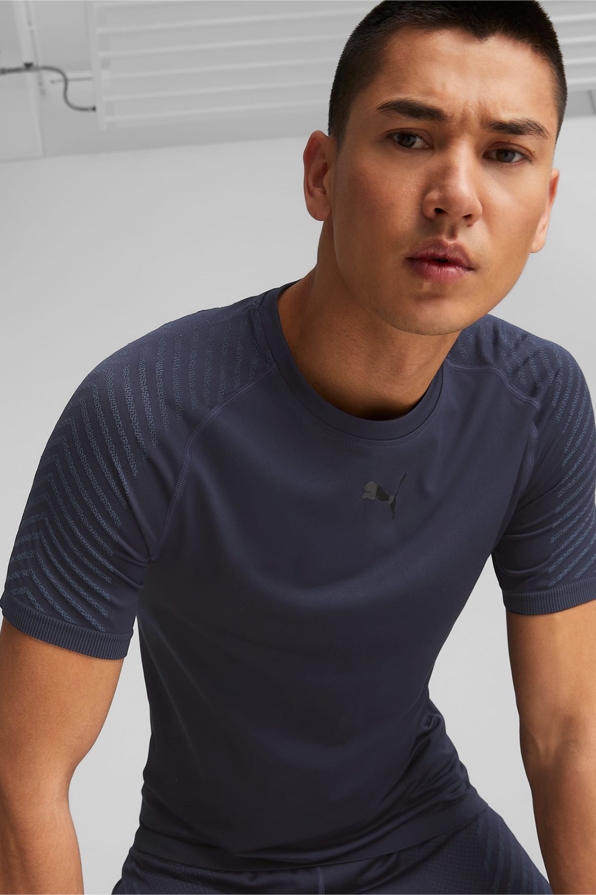 Puma Formknit Seamless Erkek Tişört 52155606 Lacivert