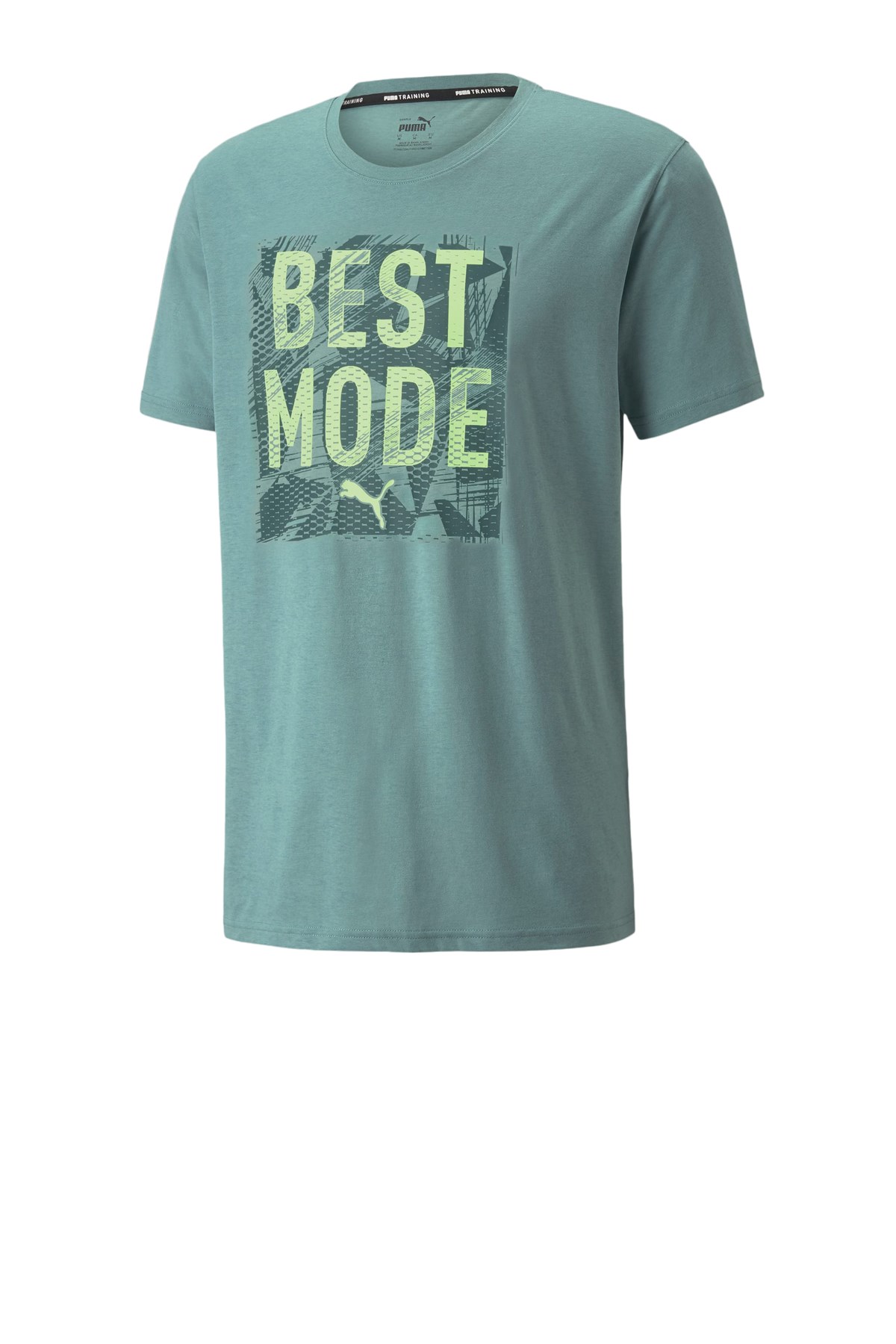 Puma Performance Graphic Slogan Erkek Tişört 52164050 Mavi