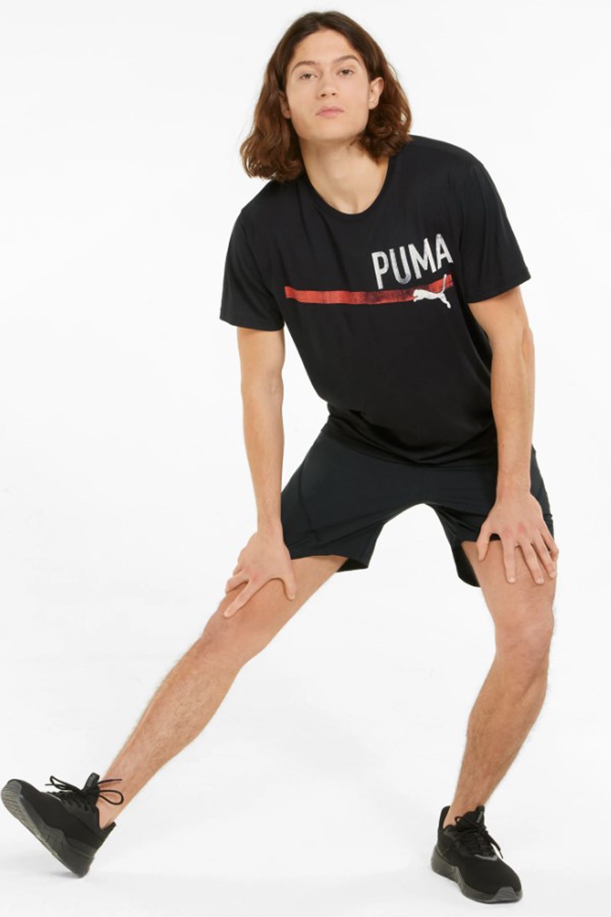 Puma Performance Graphic Branded Erkek Tişört 52164101 Siyah
