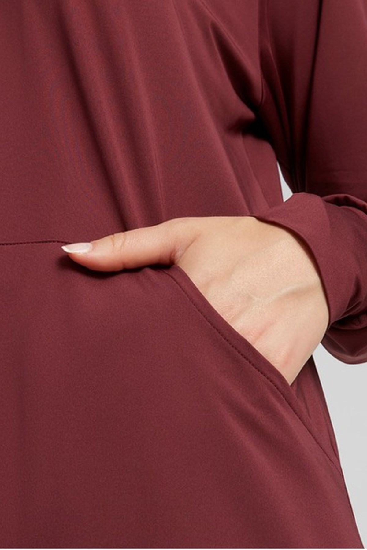 Puma Modest Activewear Kadın Sweatshirt 52186622 Bordo
