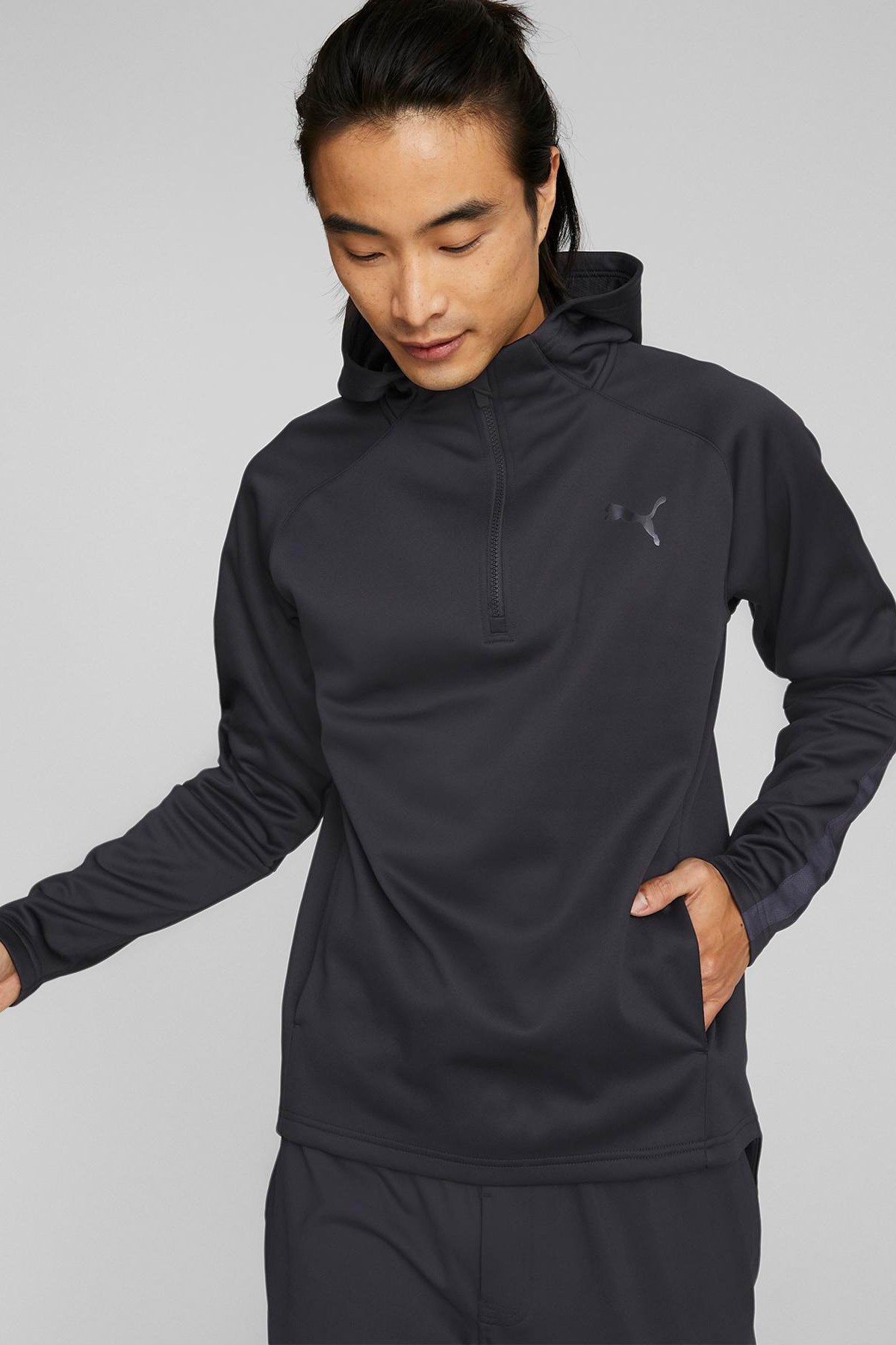 Puma Train Erkek Kapüşonlu Sweatshirt 52214001 Siyah