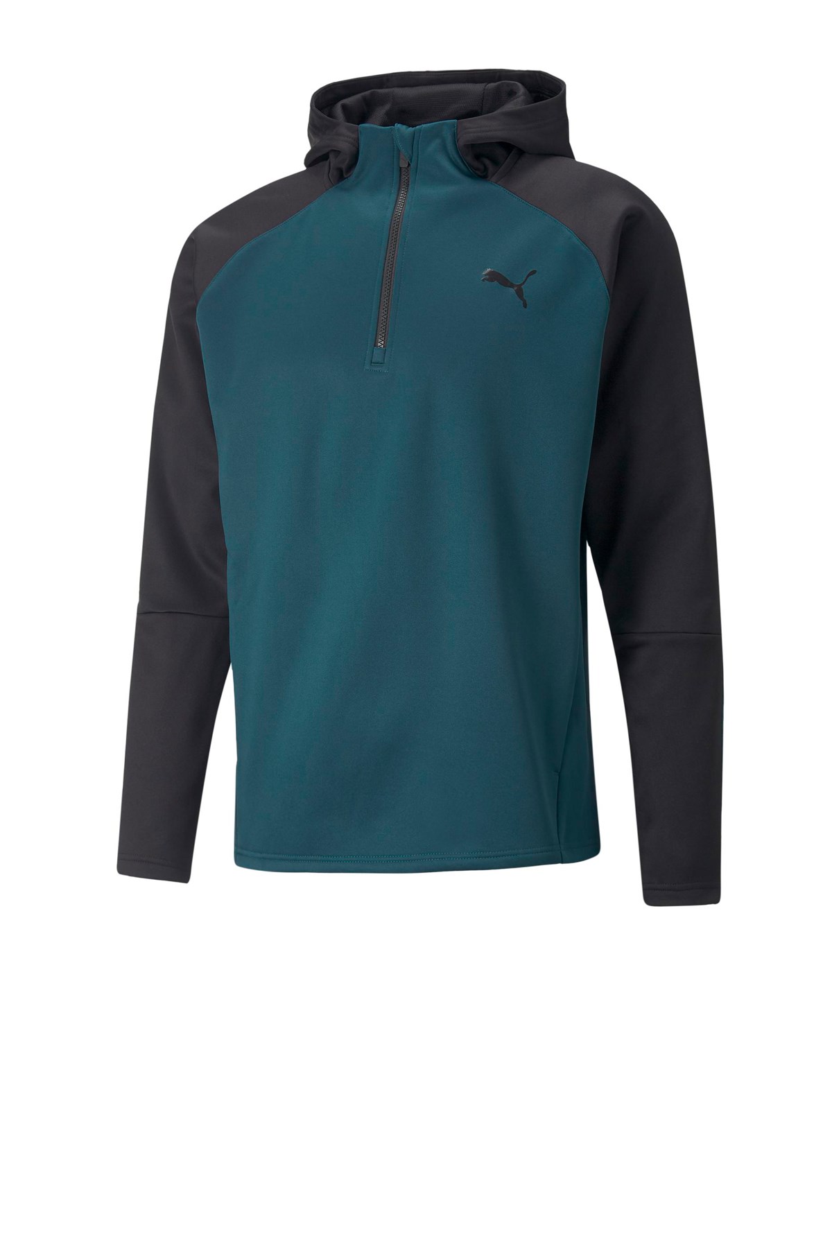 Puma Train Erkek Kapüşonlu Sweatshirt 52214024 Yeşil