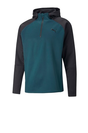 Puma Train Erkek Kapüşonlu Sweatshirt 52214024 Yeşil