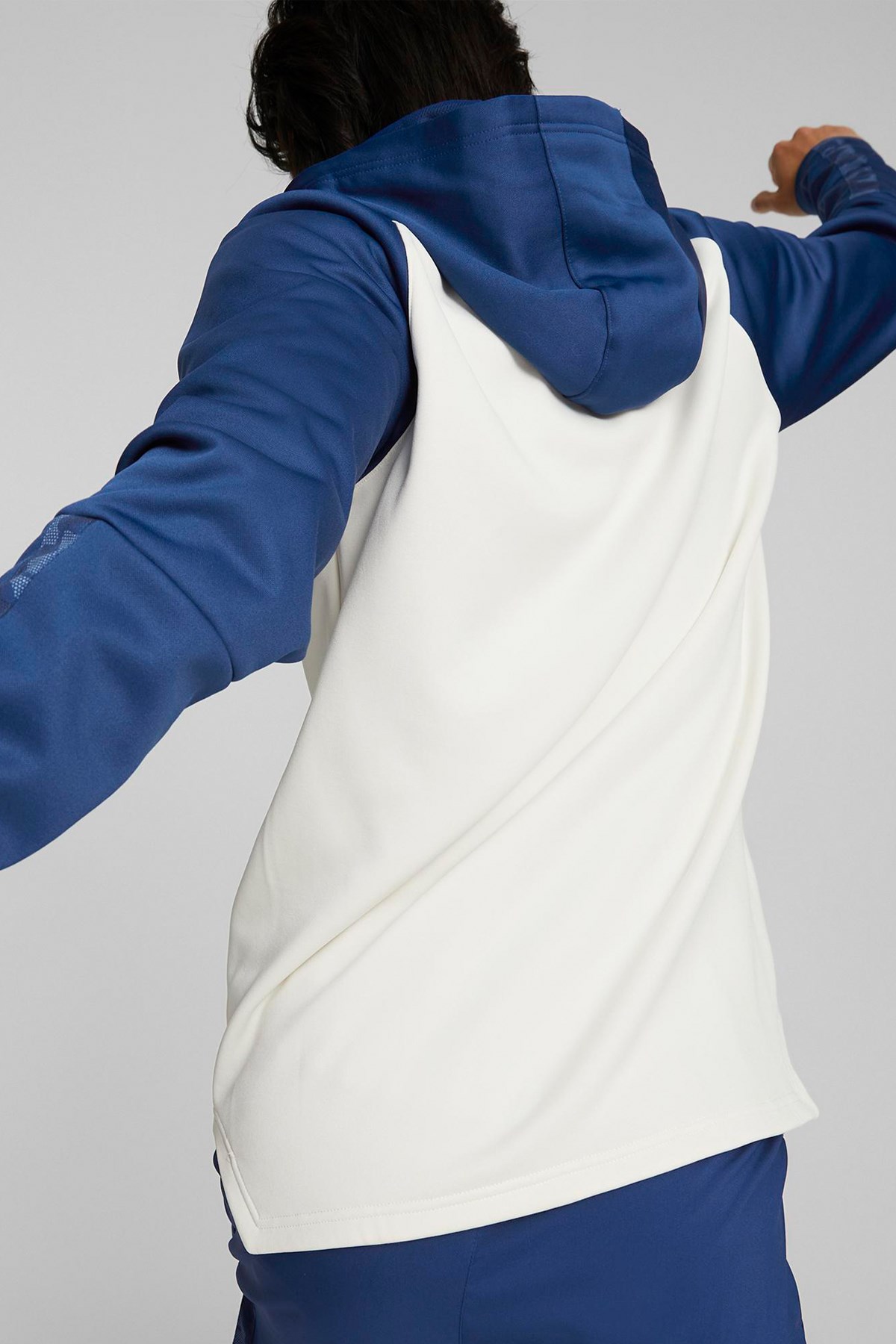 Puma Train Erkek Kapüşonlu Sweatshirt 52214065 Mavi