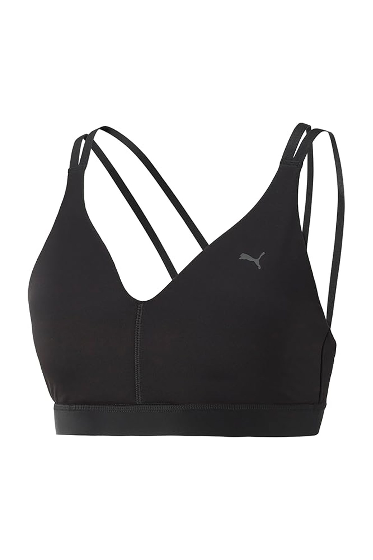 Puma Low impact Elite Strappy Kadın Bra 52222601 Siyah