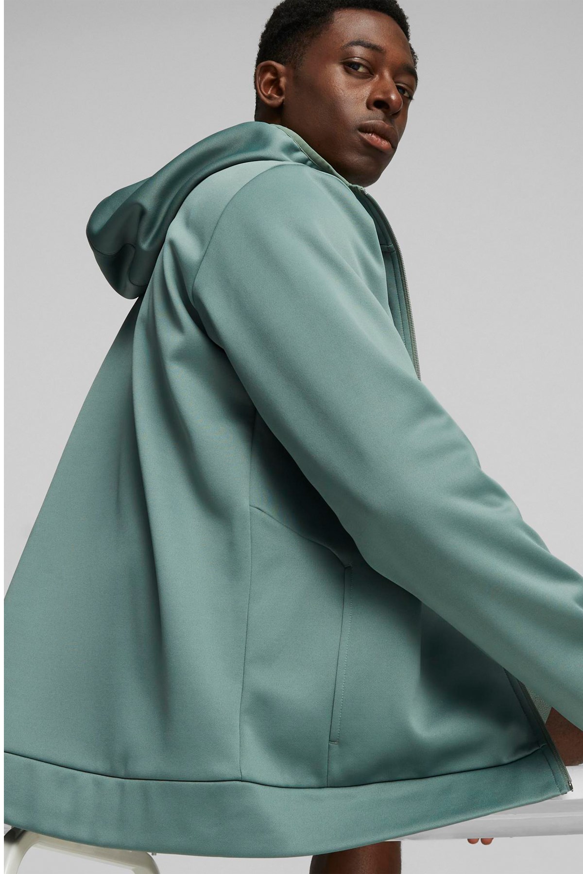 Puma Train All Day Pwrfleece Erkek Sweatshirt 52233944 Yeşil