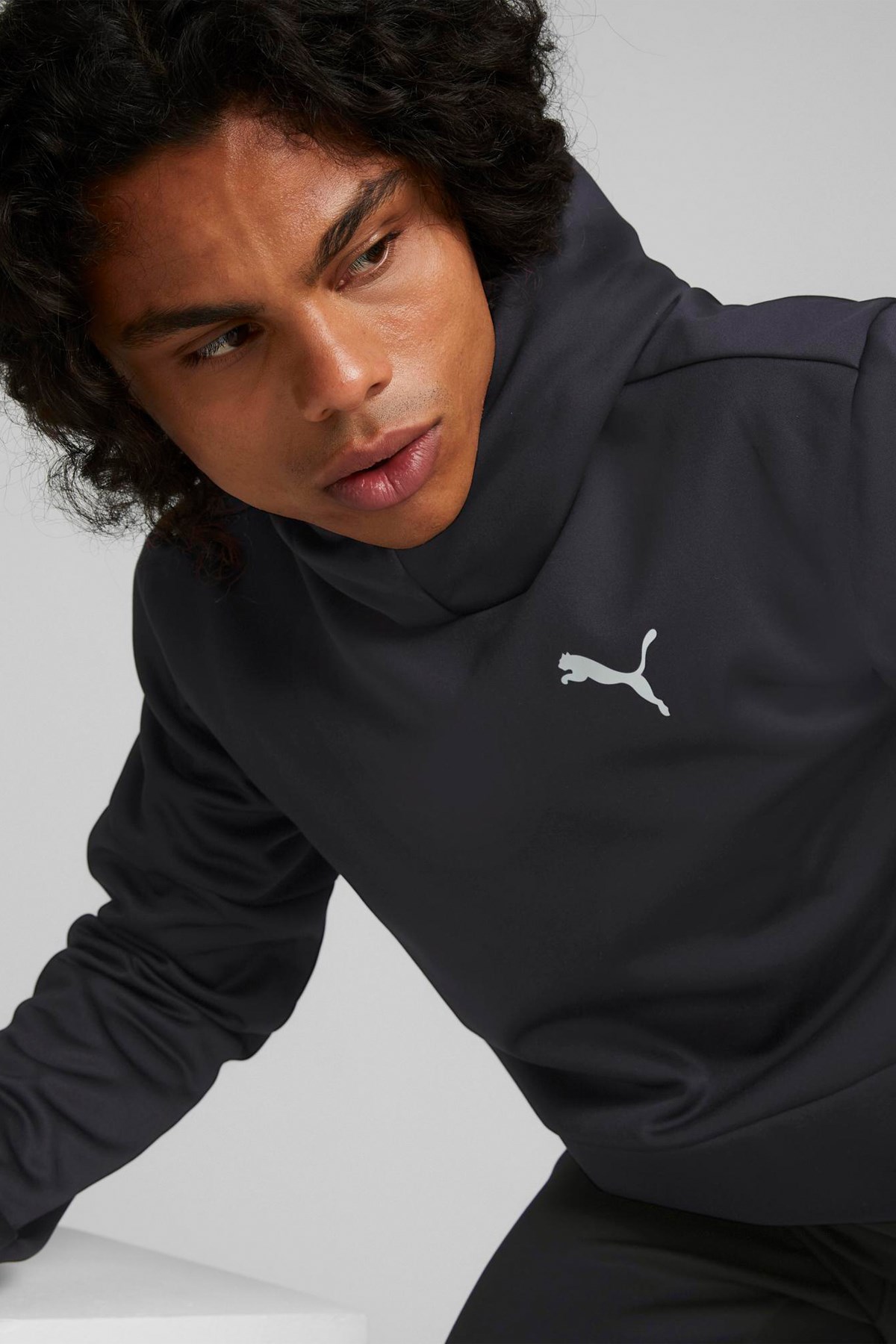 Puma Traın All Day Erkek Sweatshirt 52234001 Siyah