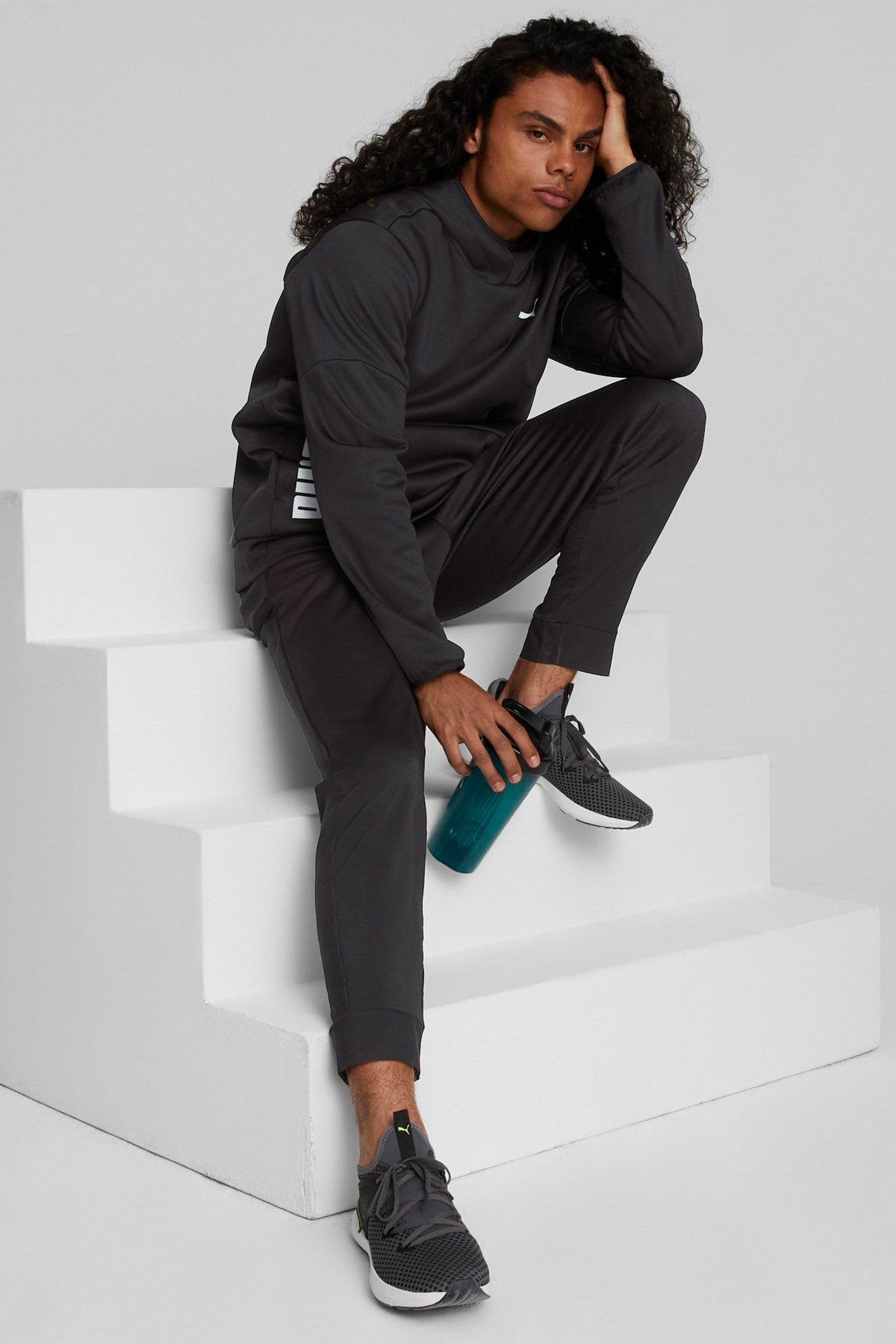 Puma Traın All Day Erkek Sweatshirt 52234001 Siyah