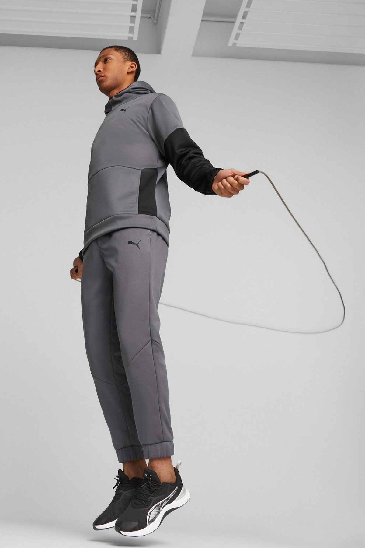 Puma Train All Day Pwrfleece Erkek Eşofman Altı 52234215 Gri