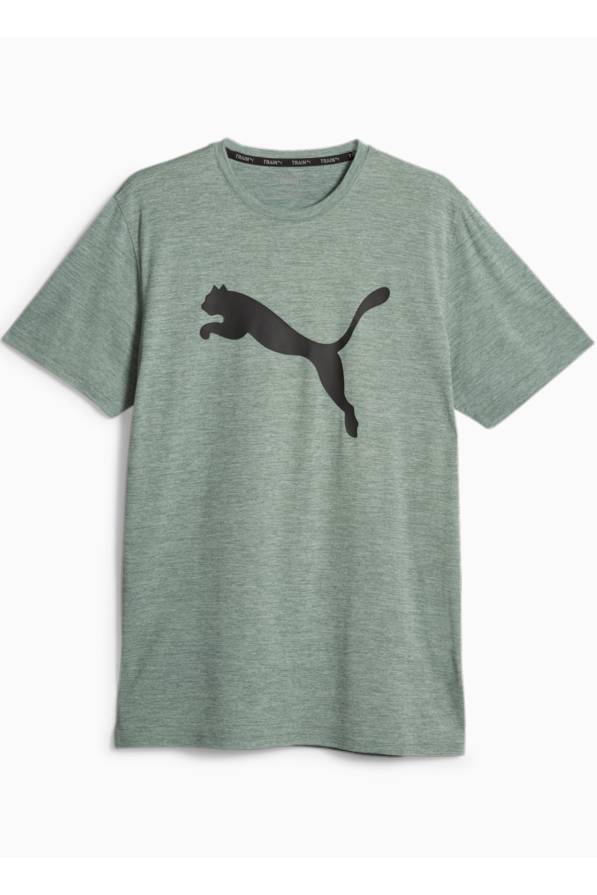 Puma Traın Fav Heather Cat Erkek Tişört 52235244 Gri