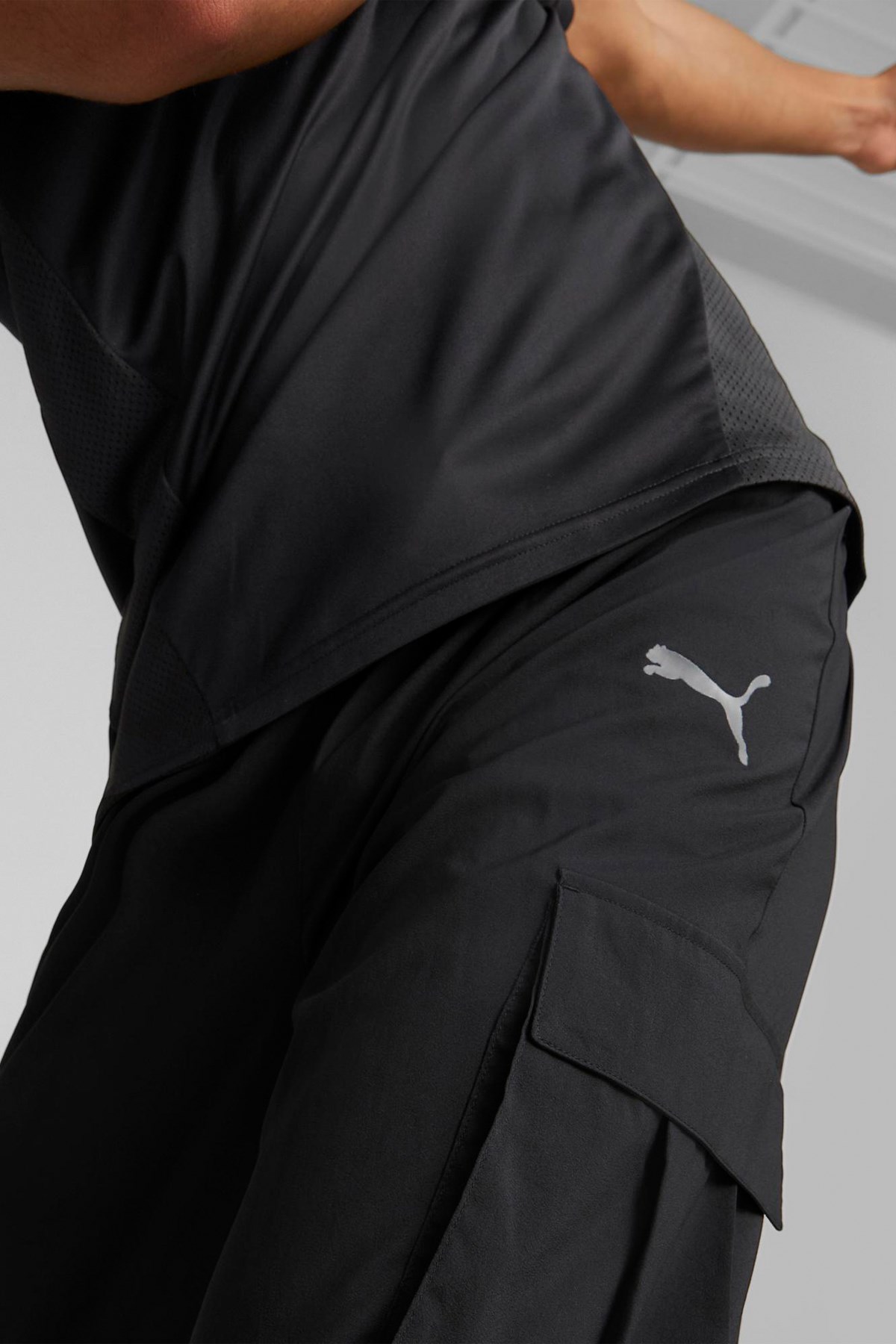 Puma Train Fav Woven Cargo Erkek Eşofman Altı 52235701 Siyah