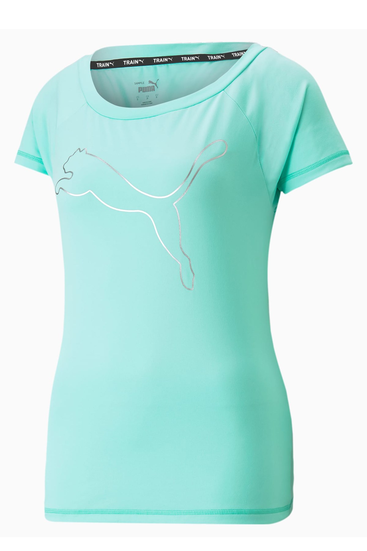 Puma Train Fav Jersey Cat Kadın Tişört 52242076 Mavi