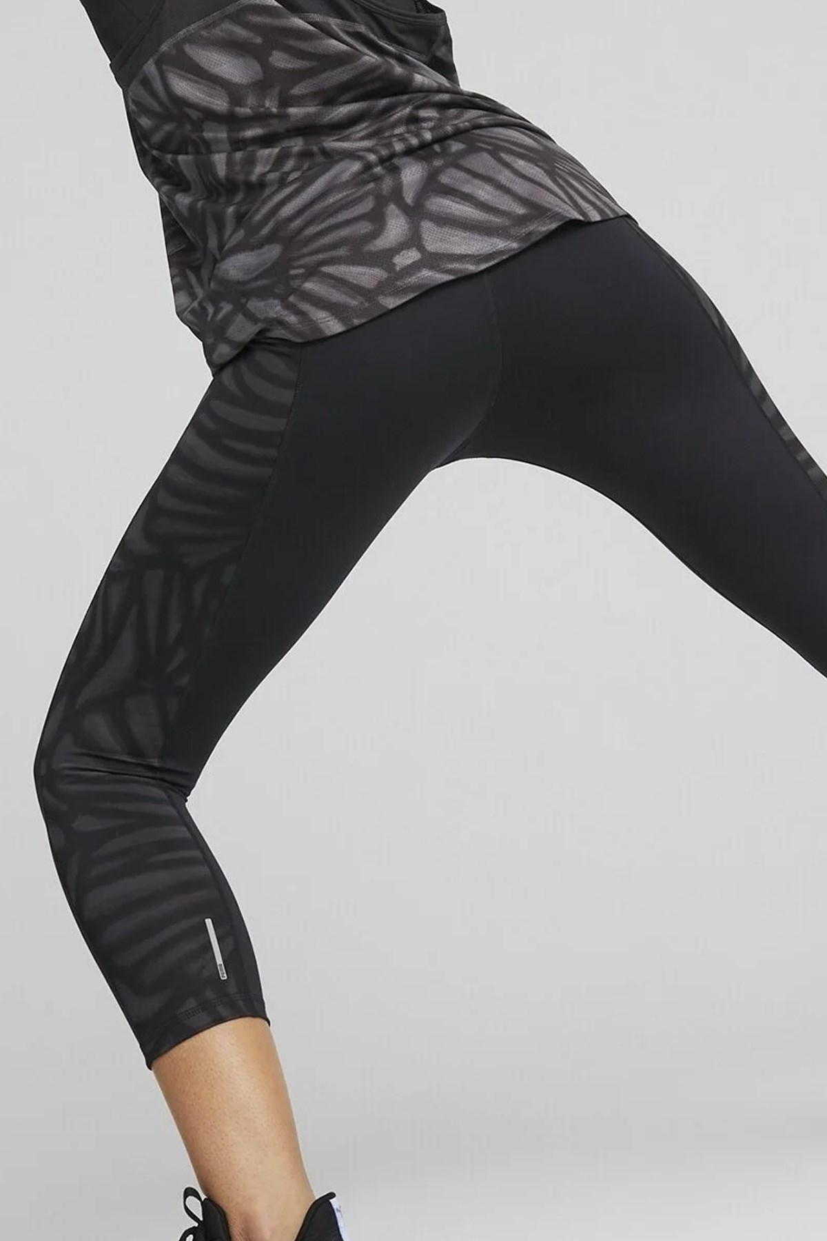 Puma Fav Aop High Waist 3/4 Kadın Tayt 52242251 Siyah