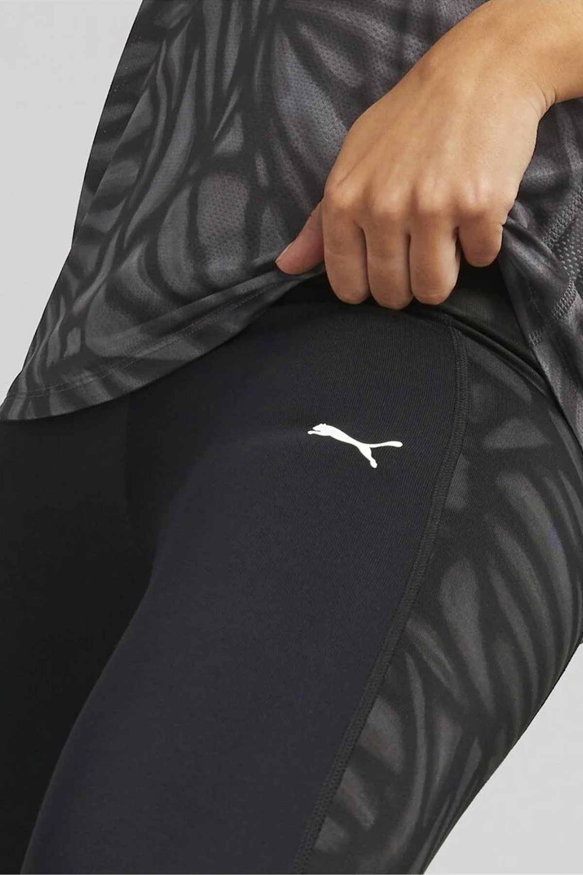 Puma Fav Aop High Waist 3/4 Kadın Tayt 52242251 Siyah