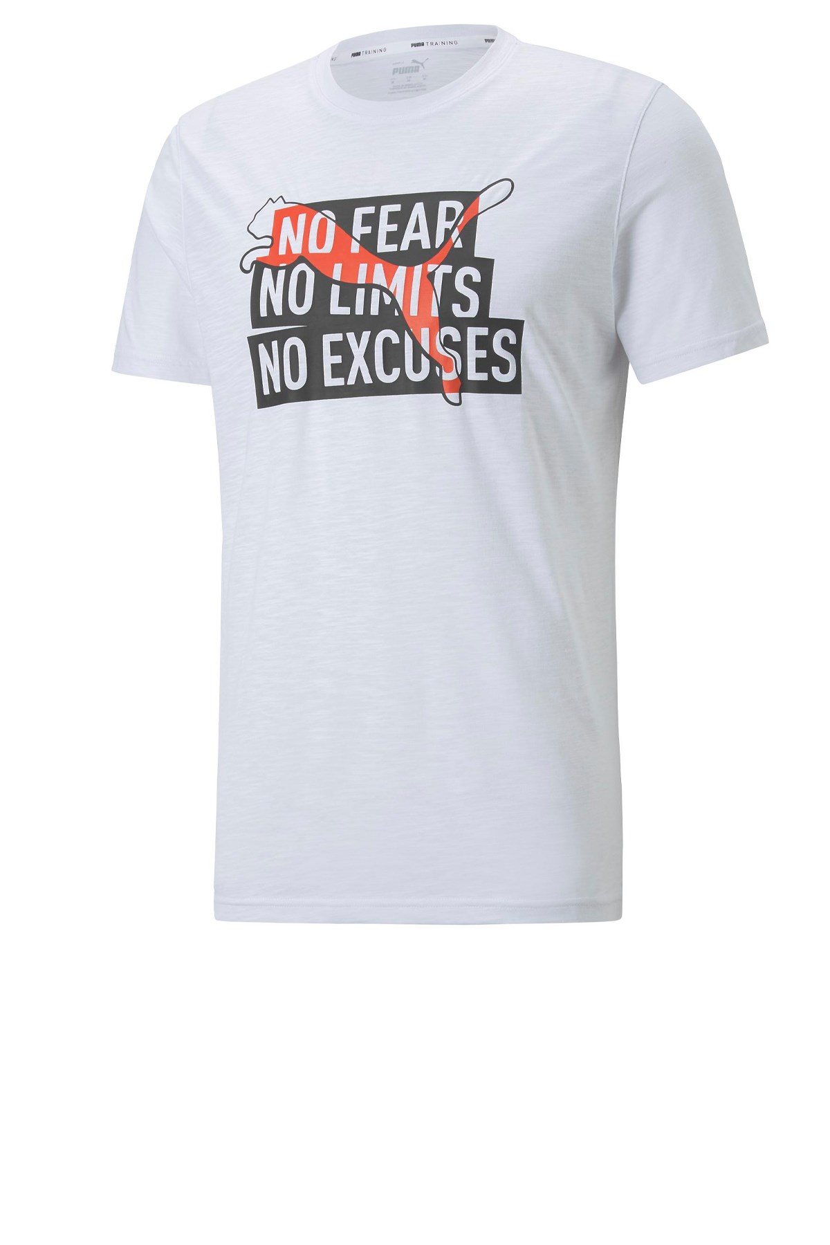 Puma Performance Slogan Cat Erkek Tişört 52249102 Beyaz