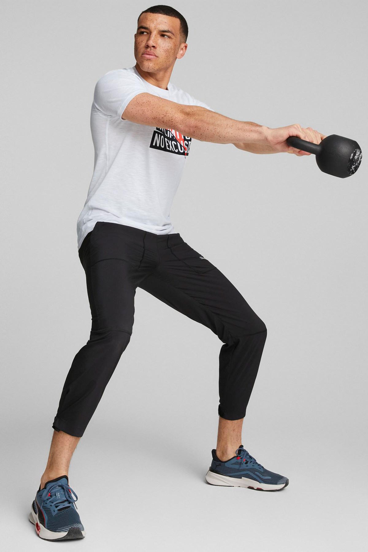 Puma Performance Slogan Cat Erkek Tişört 52249102 Beyaz