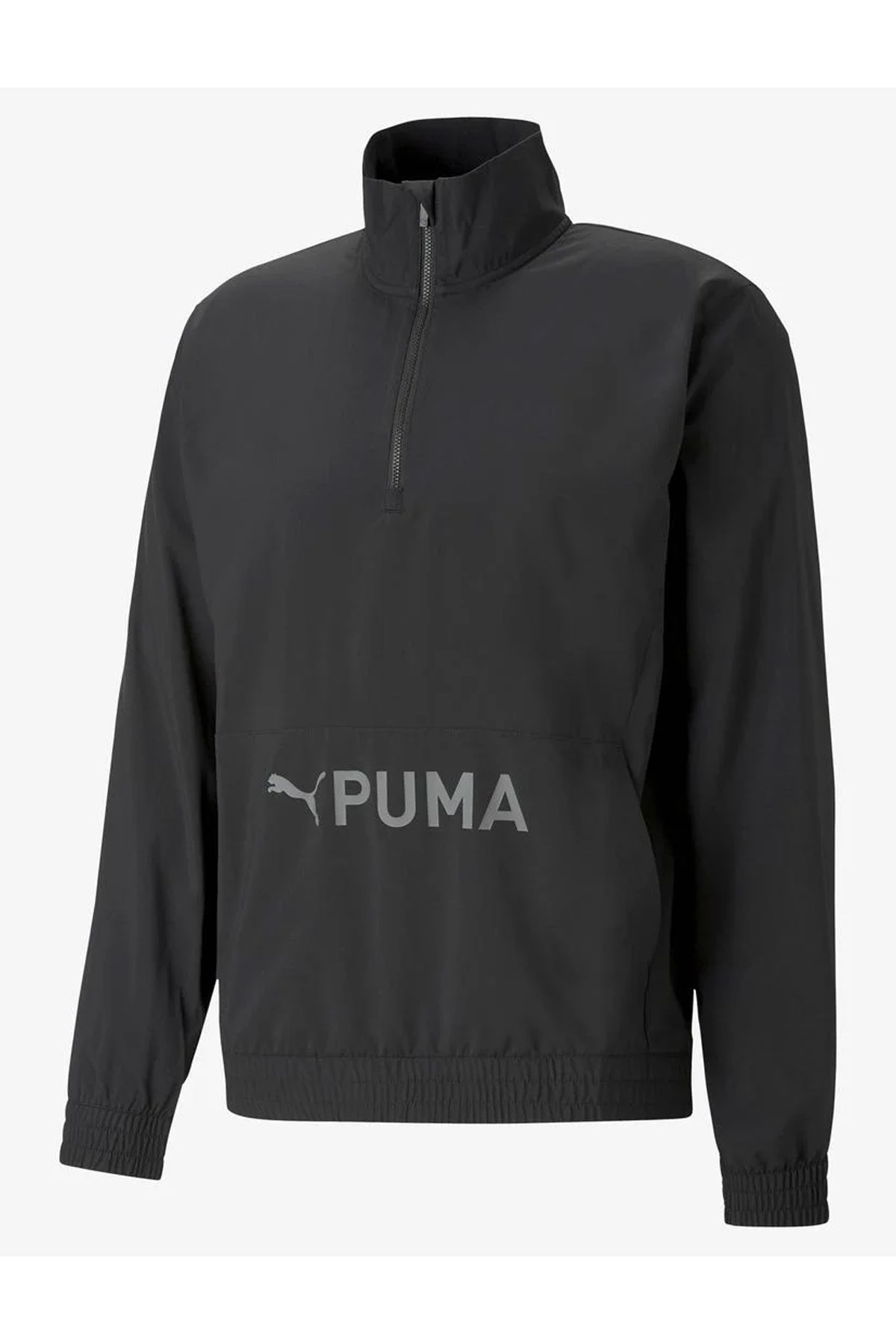 Puma Fit Woven 1/2 Zip Erkek Sweatshirt 52310601 Siyah