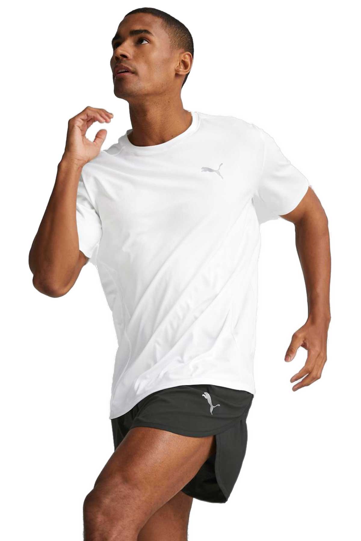 Puma Run Favorite Erkek Tişört 52315002 Beyaz