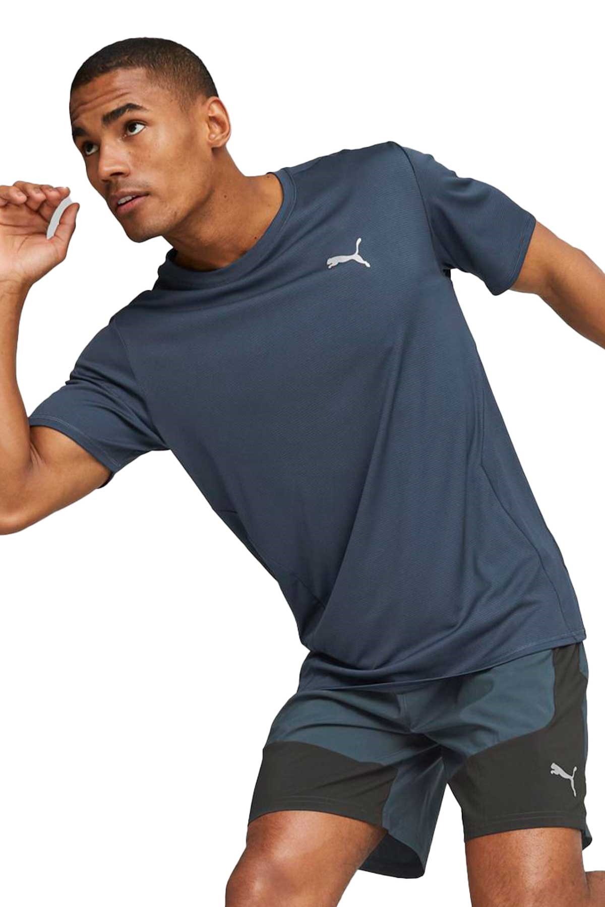 Puma Run Favorite Erkek Tişört 52315016 Mavi
