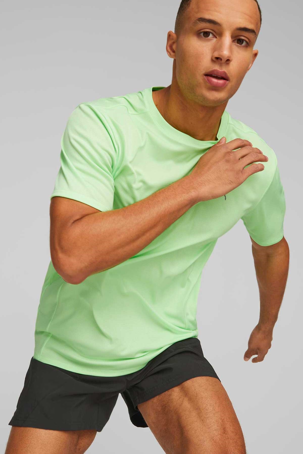 Puma Run Favorite Erkek Tişört 52315034 Yeşil