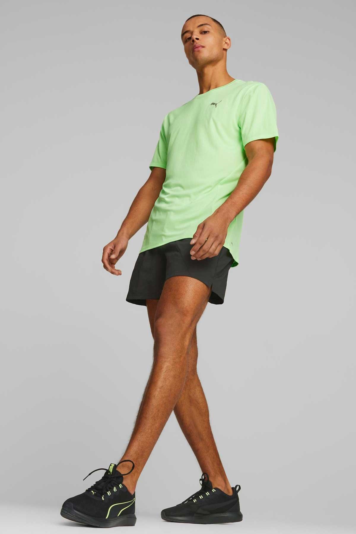 Puma Run Favorite Erkek Tişört 52315034 Yeşil